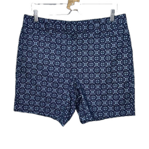 Lands' End Cotton Blend Print Shorts